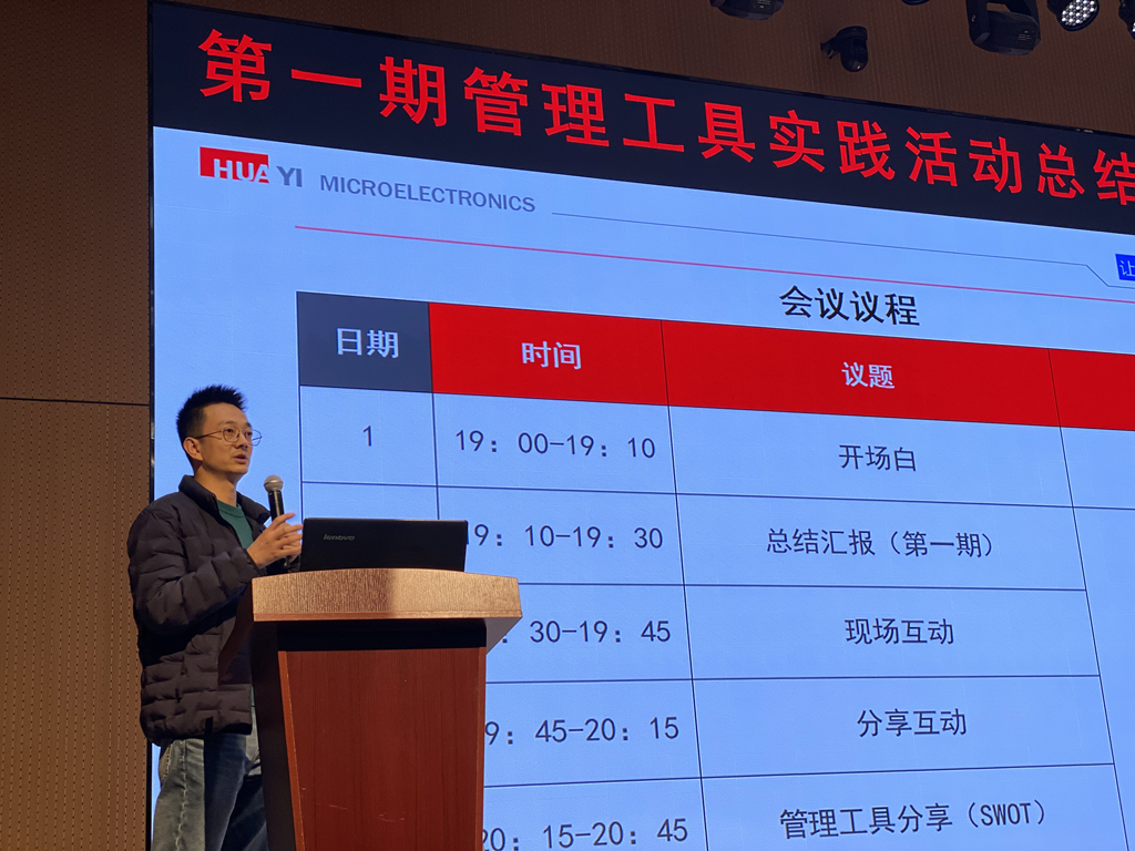 LEwin乐玩微电召开第一期管理工具实践活动总结分享会