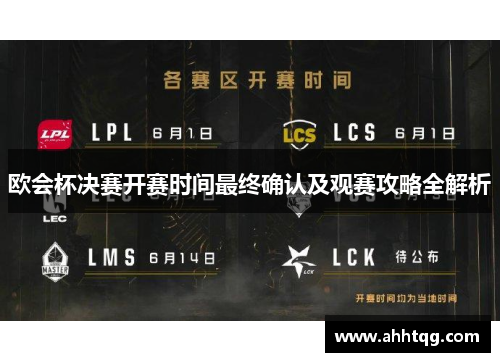 欧会杯决赛开赛时间最终确认及观赛攻略全解析