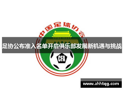 足协公布准入名单开启俱乐部发展新机遇与挑战